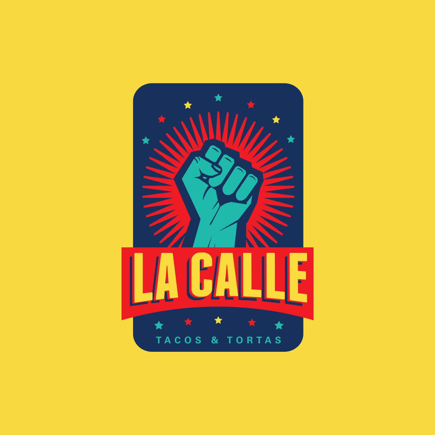 la calle branding restaurant