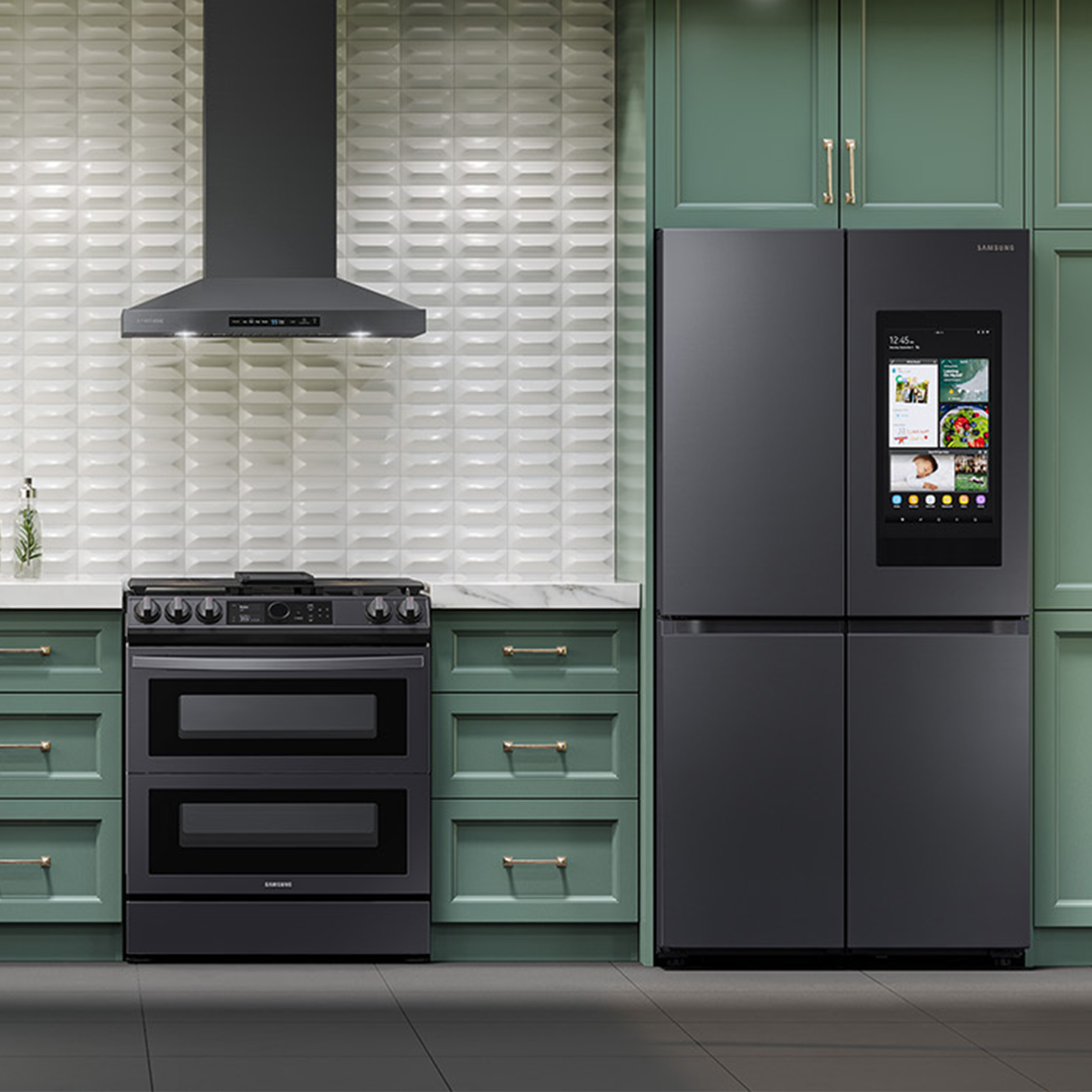 Samsung kitchen 3d renderings